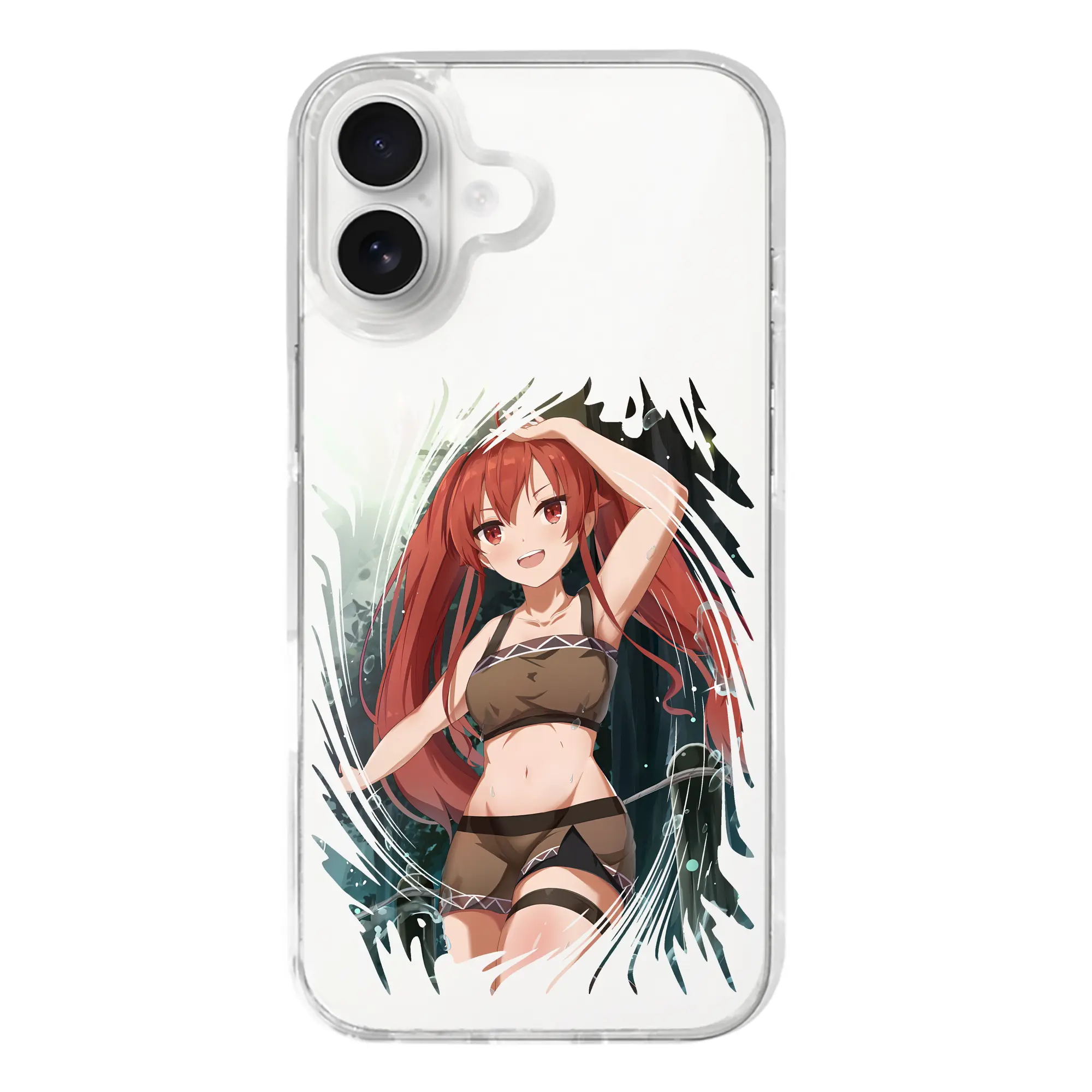 無職転生 グッズ,エリス・ボレアス・グレイラット - iPhone 17シリーズ 透明スマホケース – 薄型・耐衝撃・精密フィット保護カバー